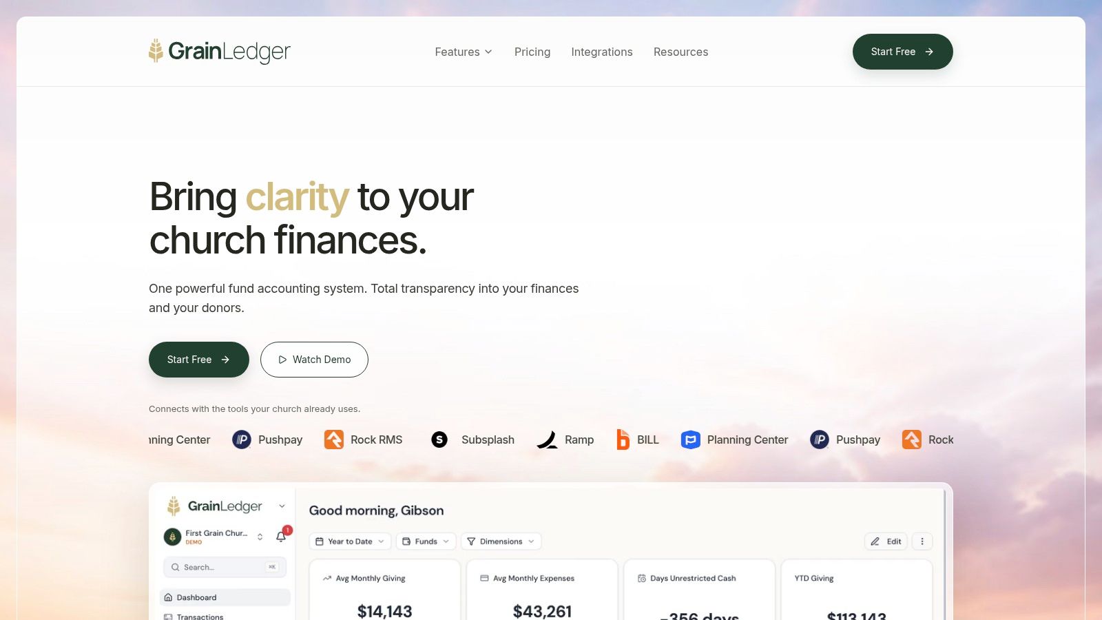 Screenshot from https://grainledger.com